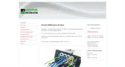 Desktop Screenshot of hopa-gmbh.de